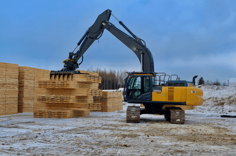 Access Mats - 5 Access Mats Being Stacked in Piles