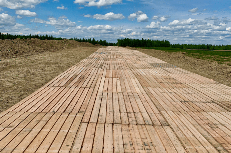 Access Mats - 6 Access Mats in Field